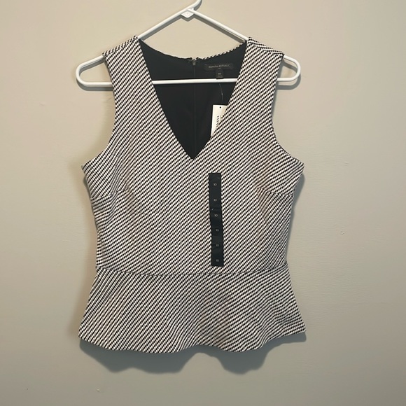 BNWT banana republic peplum top size 10 - Picture 2 of 6